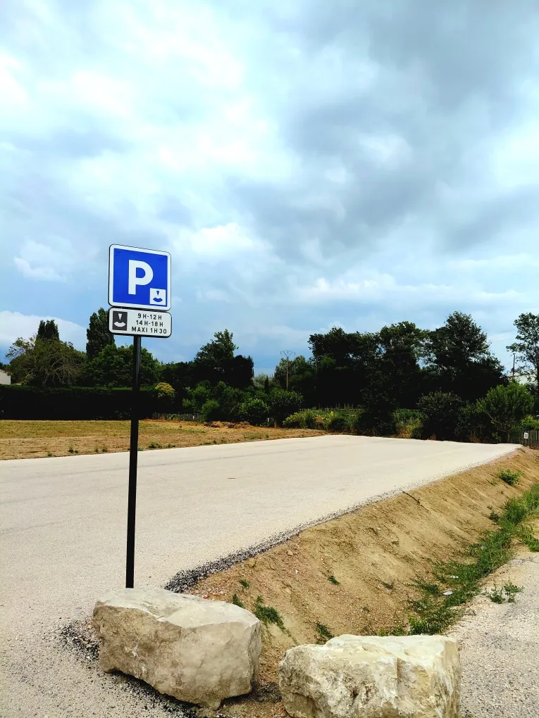 Vue du parking du cabinet